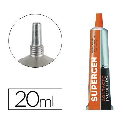 Pegamento Supergen Contact Incoloro 20 ml Pegamento Supergen Contact Incoloro 20 ml