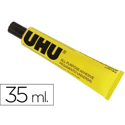 Pegamento Universal UHU - Transparente, 35ml - Adhesivo Pegamento Universal UHU - Transparente, 35ml - Adhesivo