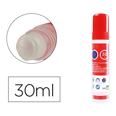 LIDERPAPEL Pegamento Transparente para Papel 30 ml LIDERPAPEL Pegamento Transparente para Papel 30 ml