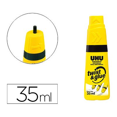 Uhu Twist&Glue; Pegamento con Disolventes 35 ml Uhu Twist&Glue; Pegamento con Disolventes 35 ml