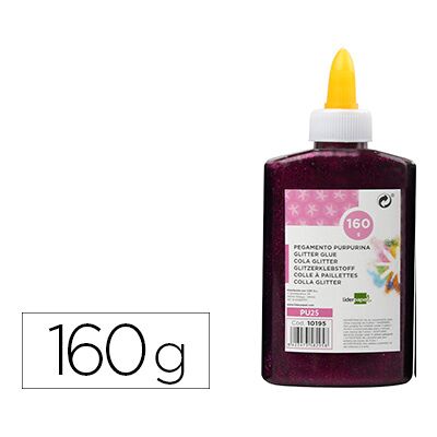 Pegamento Glitter Fantasía Violeta Metalizado Bote 160 Gr Pegamento Glitter Fantasía Violeta Metalizado Bote 160 Gr