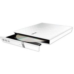 Unidad óptica DVD±R/RW externa delgada (blanca) - ASUS SDRW-08D2S-U Lite Unidad óptica DVD±R/RW externa delgada (blanca) - ASUS SDRW-08D2S-U Lite