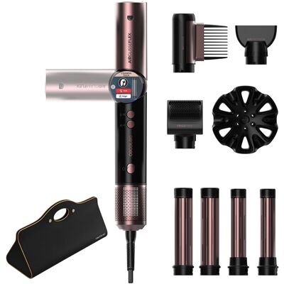 Moldeador de Pelo AirGlisse "8 EN 1" Flex 1400W (Negro) - CECOTEC Moldeador de Pelo AirGlisse "8 EN 1" Flex 1400W (Negro) - CECOTEC