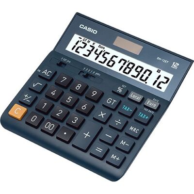 Calculadora de escritorio de 12 dígitos (negra) - CASIO Calculadora de escritorio de 12 dígitos (negra) - CASIO