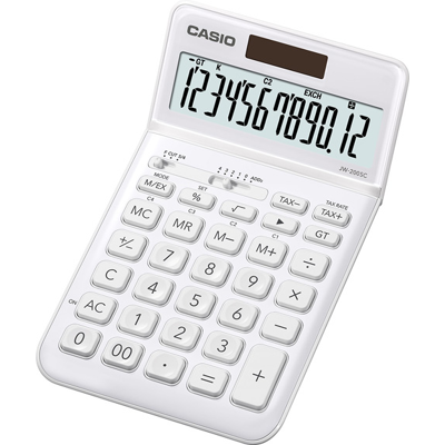 Calculadora de escritorio de 12 dígitos (blanca) - CASIO Calculadora de escritorio de 12 dígitos (blanca) - CASIO
