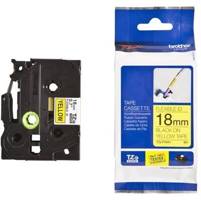 Cinta Laminada TZe-FX641 (8 mts/1.8cm) - BROTHER Cinta Laminada TZe-FX641 (8 mts/1.8cm) - BROTHER