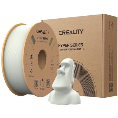 Filamento de impresión 3D Hyper PLA 1,75 mm/1 kg (blanco) - CREALITY Filamento de impresión 3D Hyper PLA 1,75 mm/1 kg (blanco) - CREALITY