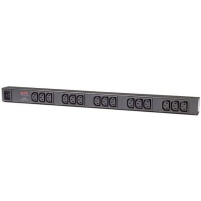 Rack PDU APC Básico, Cero U, 16A, 208/230V, (15) C13 - AP9572 Rack PDU APC Básico, Cero U, 16A, 208/230V, (15) C13 - AP9572