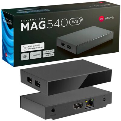 Receptor de televisión UHD 4K HEVC (Wi-Fi incorporado) - Decodificador IPTV Receptor de televisión UHD 4K HEVC (Wi-Fi incorporado) - Decodificador IPTV