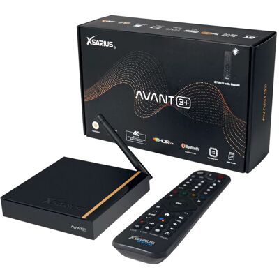 Receptor IPTV OTT Android 2GB/16GB 4K Ultra HD Bluetooth PremiumTV 2 - XSARIUS Avant 3+ Receptor IPTV OTT Android 2GB/16GB 4K Ultra HD Bluetooth PremiumTV 2 - XSARIUS Avant 3+