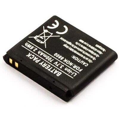 Batería Compatible BL-5X, BL-6X, BP-5X, BP-6X Nokia (700mAh) Batería Compatible BL-5X, BL-6X, BP-5X, BP-6X Nokia (700mAh)