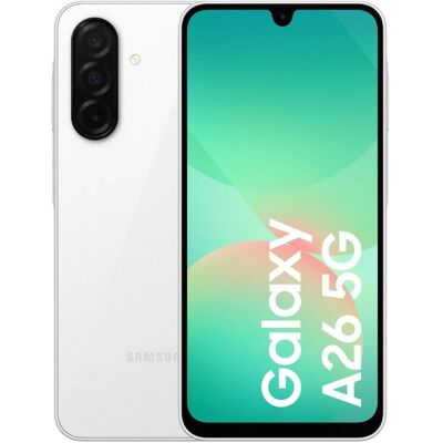 Samsung Galaxy A26 5G 6.7" 8GB/256GB Dual SIM Smartphone (Blanco) Samsung Galaxy A26 5G 6.7" 8GB/256GB Dual SIM Smartphone (Blanco)