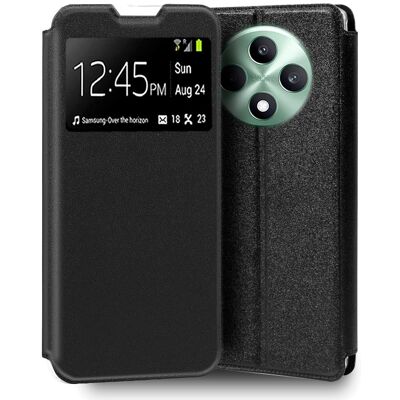 Funda Flip Cover Negra para Oppo Reno 12 F 4G / 5G - Funda Flip Funda Flip Cover Negra para Oppo Reno 12 F 4G / 5G - Funda Flip