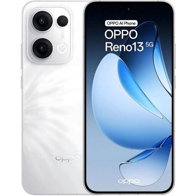 Smartphone Oppo Reno13 5G 6.59" 12GB/256GB Dual SIM (blanco plumoso) Smartphone Oppo Reno13 5G 6.59" 12GB/256GB Dual SIM (blanco plumoso)