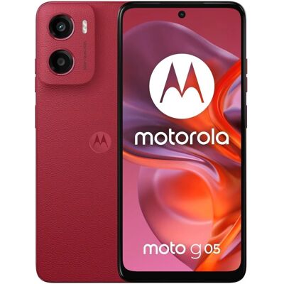 Smartphone Motorola Moto G05 4G 6.67" 4GB/128GB Dual SIM (Rojo) Smartphone Motorola Moto G05 4G 6.67" 4GB/128GB Dual SIM (Rojo)