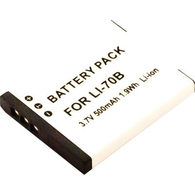 Batería compatible LI-70B OLYMPUS (500 mAh) Batería compatible LI-70B OLYMPUS (500 mAh)