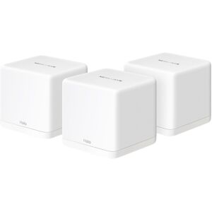 Pack 3x Punto de Acceso Wireless Halo H60X AX1500 Sistema Wi-Fi Mesh para Todo el Hogar (Blanco) - MERCUSYS Pack 3x Punto de Acceso Wireless Halo H60X AX1500 Sistema Wi-Fi Mesh para Todo el Hogar (Blanco) - MERCUSYS