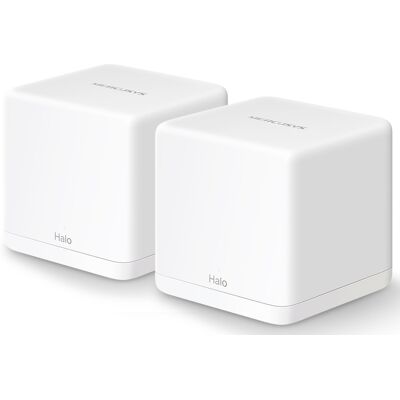 Enrutador inalámbrico Halo H30G 2Pack AC1300 Sistema Wi-Fi de malla para todo el hogar - MERCUSYS Enrutador inalámbrico Halo H30G 2Pack AC1300 Sistema Wi-Fi de malla para todo el hogar - MERCUSYS
