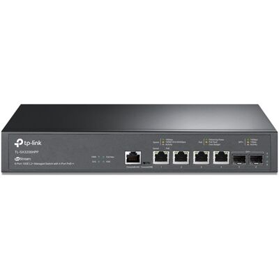JetStream Switch 6 Puertos 10GbE PoE++ Administrado + 2 Puertos SFP+ (10GbE) - TP-LINK JetStream Switch 6 Puertos 10GbE PoE++ Administrado + 2 Puertos SFP+ (10GbE) - TP-LINK