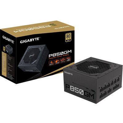 P850GM 850W 80PLUS Gold Fuente de alimentación modular completa - GIGABYTE P850GM 850W 80PLUS Gold Fuente de alimentación modular completa - GIGABYTE