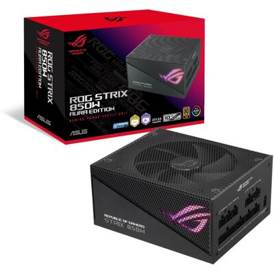 Fuente de alimentación modular ROG Strix 850W Gold Aura Edition 80+ Gold - ASUS Fuente de alimentación modular ROG Strix 850W Gold Aura Edition 80+ Gold - ASUS