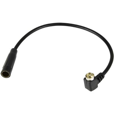 Cable Adaptador Hembra DIN de Antena Auto-Radio - ISO Macho (26cm) Cable Adaptador Hembra DIN de Antena Auto-Radio - ISO Macho (26cm)