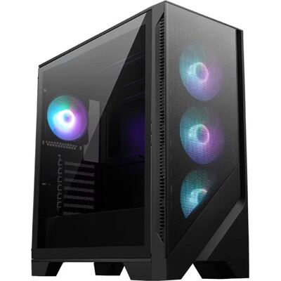 ATX MAG FORGE 320R AIRFLOW TEMPED GLASS (negro) - MSI ATX MAG FORGE 320R AIRFLOW TEMPED GLASS (negro) - MSI