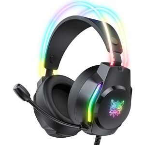 Auriculares Bluetooth X26B RGB (Negro) - ONIKUMA Auriculares Bluetooth X26B RGB (Negro) - ONIKUMA