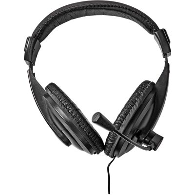 Auriculares Nedis - Over-Ear Estéreo Micrófono Plegable - Negro Auriculares Nedis - Over-Ear Estéreo Micrófono Plegable - Negro