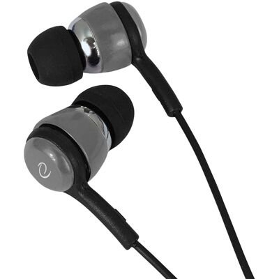 Auriculares estéreo con cable y micrófono (negro/gris) - ESPERANZA Auriculares estéreo con cable y micrófono (negro/gris) - ESPERANZA