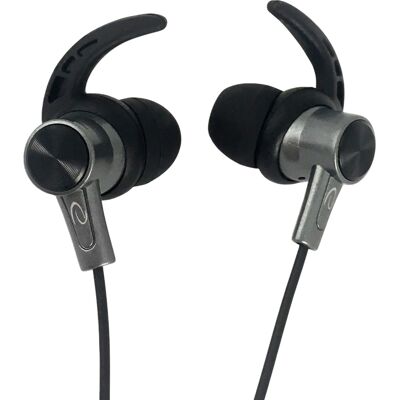 Auriculares estéreo con cable y micrófono (negro/grafito) - ESPERANZA Auriculares estéreo con cable y micrófono (negro/grafito) - ESPERANZA