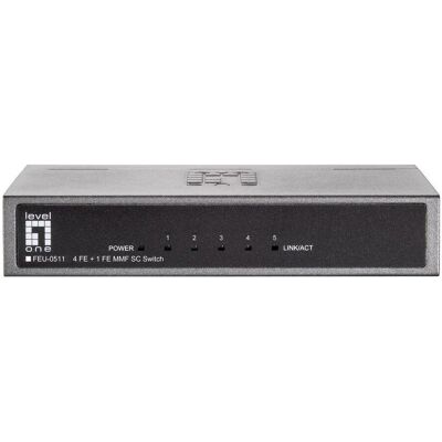 LevelOne Switch 5 Ports 10/100Mbps FEU-0511 - LEVEL ONE LevelOne Switch 5 Ports 10/100Mbps FEU-0511 - LEVEL ONE