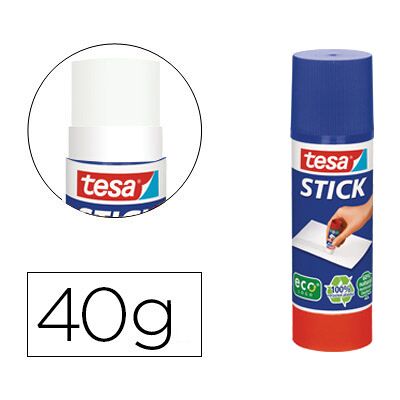 Tesa Eco-Amigable Barra de Pegamento Reciclada - 40G - Pack de 6 Tesa Eco-Amigable Barra de Pegamento Reciclada - 40G - Pack de 6
