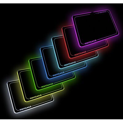 Alfombrilla de juego iluminada RGB NIGHTCRAWLER - ESPERANZA Alfombrilla de juego iluminada RGB NIGHTCRAWLER - ESPERANZA