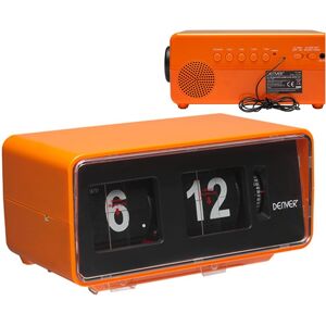 Radio Despertador FM PII Retro con Púas (Naranja) - DENVER Radio Despertador FM PII Retro con Púas (Naranja) - DENVER