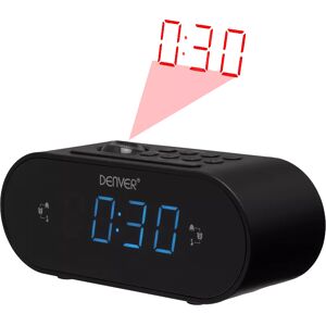 Reloj Digital con Radio y Proyección (Negro) - DENVER Reloj Digital con Radio y Proyección (Negro) - DENVER