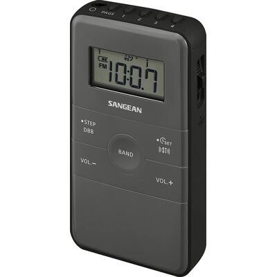 Radio Digital DT-140 Recargable (Negro) - SANGEAN Radio Digital DT-140 Recargable (Negro) - SANGEAN