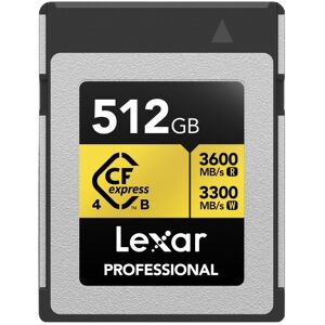 Tarjeta de memoria CFexpress 4.0 tipo B de 512 GB - LEXAR Tarjeta de memoria CFexpress 4.0 tipo B de 512 GB - LEXAR