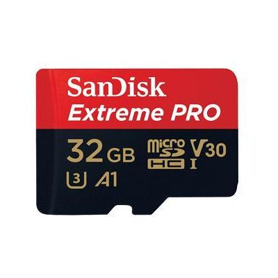 Tarjeta de memoria Extreme Pro Micro SDHC 32GB + adaptador - SANDISK Tarjeta de memoria Extreme Pro Micro SDHC 32GB + adaptador - SANDISK