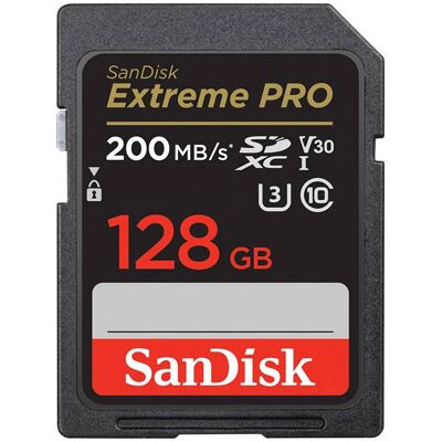 Tarjeta de memoria Extreme Pro SDXC de 128 GB - SANDISK Tarjeta de memoria Extreme Pro SDXC de 128 GB - SANDISK