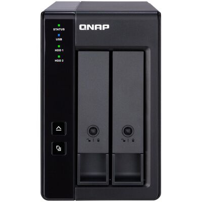 Caja TR-002 HDD/SSD 2 bahías USB tipo C - QNAP Caja TR-002 HDD/SSD 2 bahías USB tipo C - QNAP