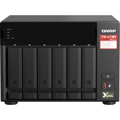 NAS TS-673A 6 Bahías Torre Ethernet LAN Negro V1500B - QNAP NAS TS-673A 6 Bahías Torre Ethernet LAN Negro V1500B - QNAP
