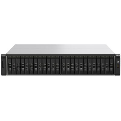 Estante NAS (2U) TS-h2490FU LAN Ethernet (Negro/Inox) - QNAP Estante NAS (2U) TS-h2490FU LAN Ethernet (Negro/Inox) - QNAP