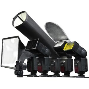 Kit de accesorios “6 en 1” (softbox, filtros de color, reflector y difusor) - GODOX Kit de accesorios “6 en 1” (softbox, filtros de color, reflector y difusor) - GODOX