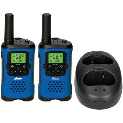 Walkie Talkies Intercomunicador 7Km (8 Canales) con Base de Carga - ALECTO Walkie Talkies Intercomunicador 7Km (8 Canales) con Base de Carga - ALECTO