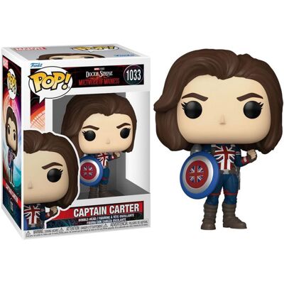 ¡Figura pop! Capitán Carter Doctor Extraño Multiverso de la Locura - FUNKO ¡Figura pop! Capitán Carter Doctor Extraño Multiverso de la Locura - FUNKO