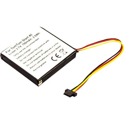 Batería compatible con TomTom VF3S (700 mAh) Batería compatible con TomTom VF3S (700 mAh)
