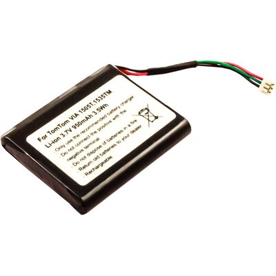 Batería para GPS TomTom - 950mAh Li-Ion para series VIA Batería para GPS TomTom - 950mAh Li-Ion para series VIA