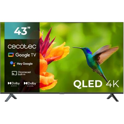 Smart TV QLED 43" Serie V4 VQU40043 4K UHD Google TV - CECOTEC Smart TV QLED 43" Serie V4 VQU40043 4K UHD Google TV - CECOTEC