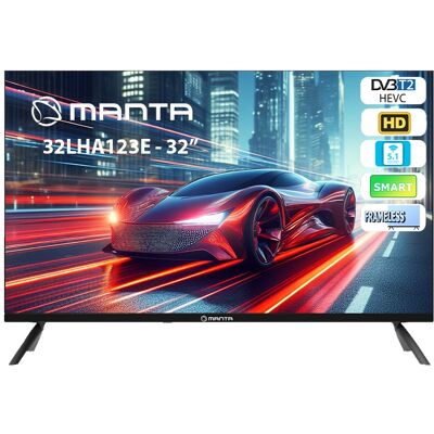 Smart TV 32" 32LHA 123E LCD HD DVB-T2/S2 HEVC/H.265 - MANTA Smart TV 32" 32LHA 123E LCD HD DVB-T2/S2 HEVC/H.265 - MANTA